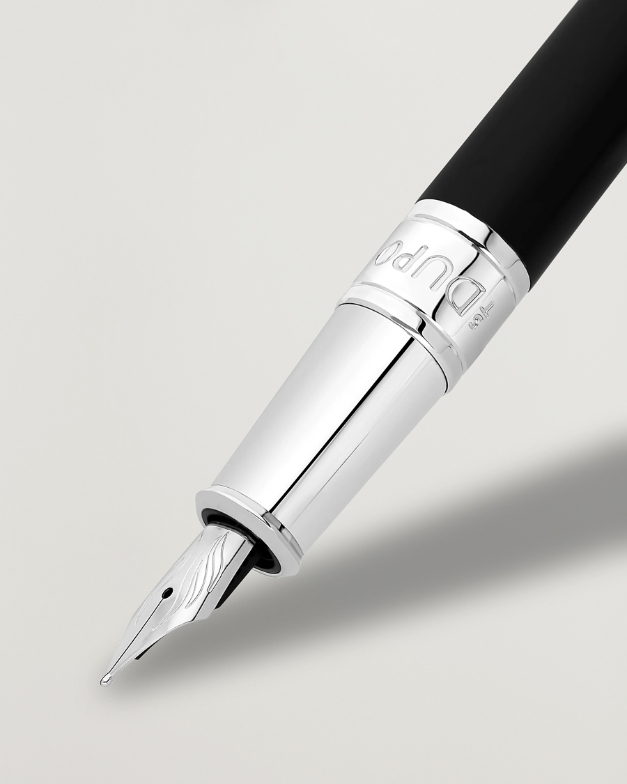 Herr | Pennor | S.T. Dupont | D-Initial Fountain Pen Duo Black/Chrome