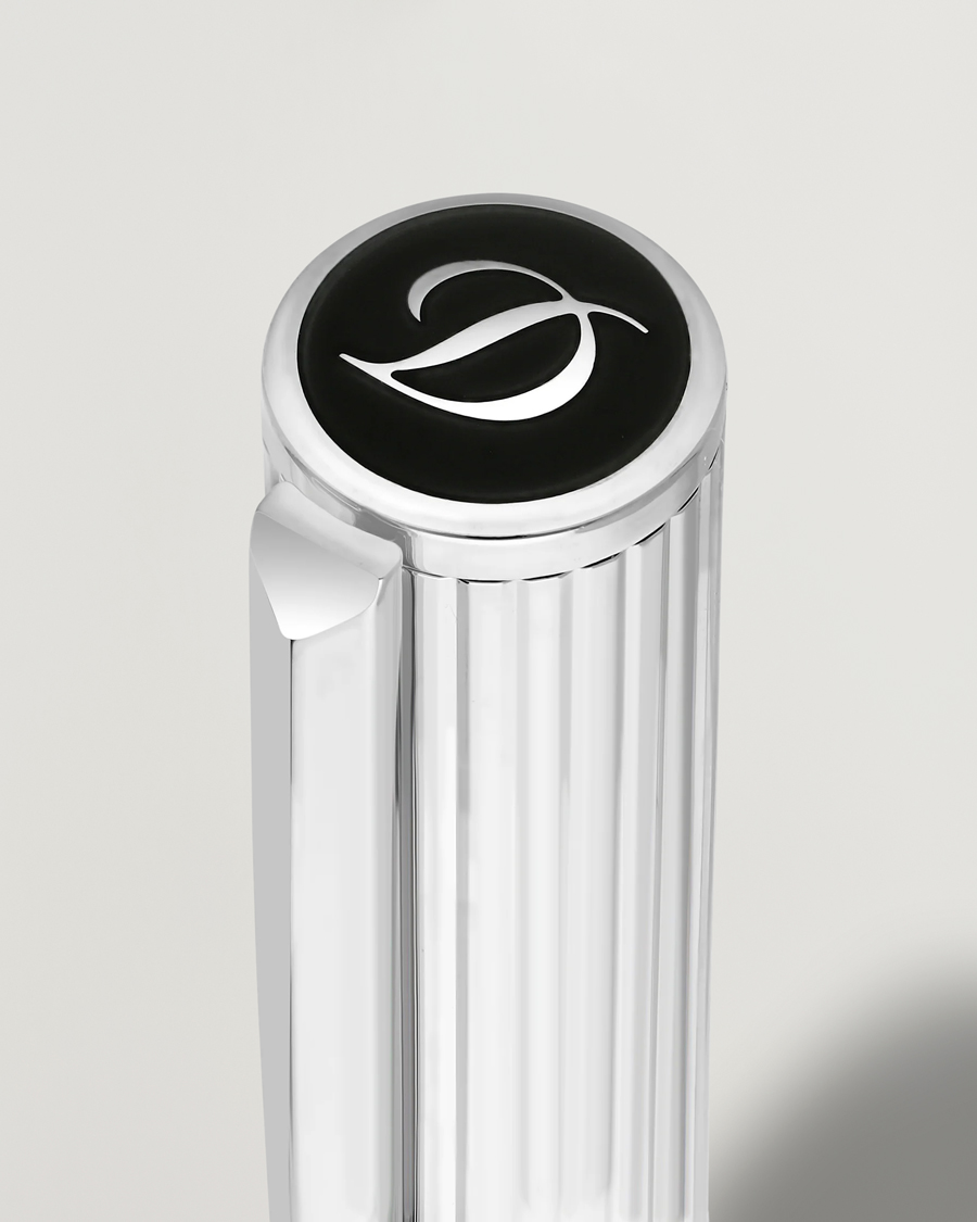 Herr | Pennor | S.T. Dupont | D-Initial Fountain Pen Duo Black/Chrome