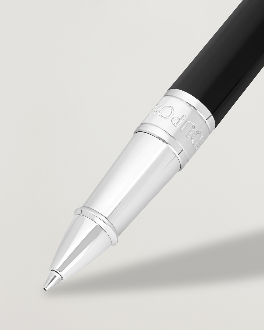 Herr | Pennor | S.T. Dupont | D-Initial Rollerball Pen Black/Chrome