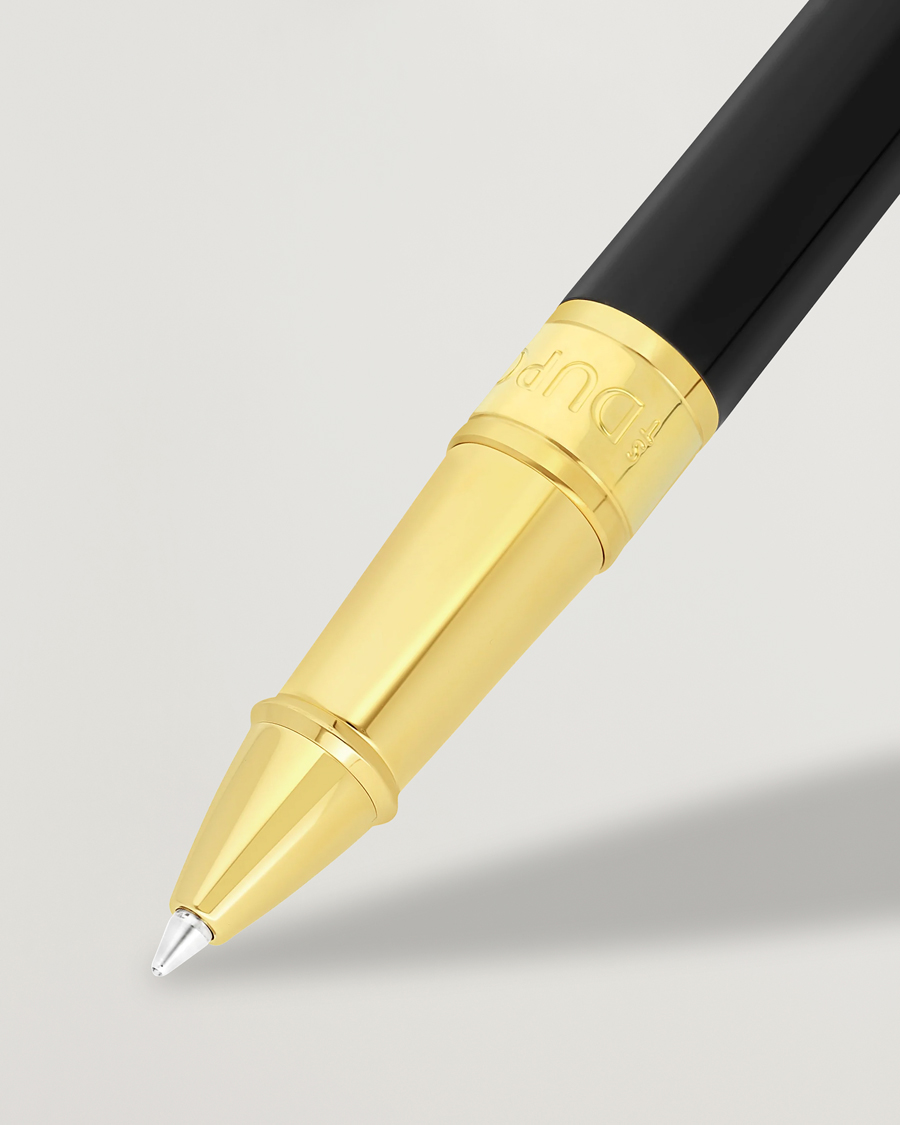 Herr | Pennor | S.T. Dupont | D-Initial Rollerball Pen Black/Golden