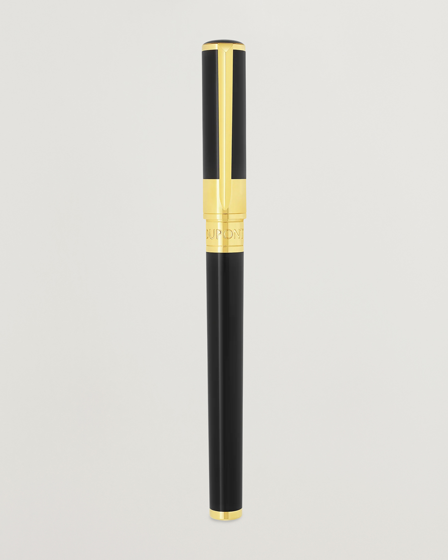 Herr | Pennor | S.T. Dupont | D-Initial Rollerball Pen Black/Golden