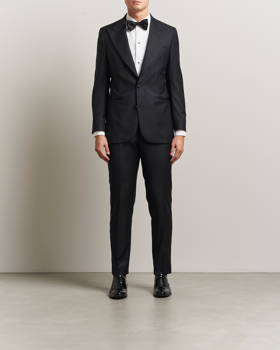 Herr | Byxor | Morris | Loro Piana Tuxedo Trousers Black