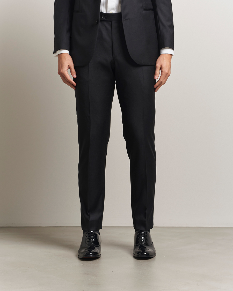 Herr | Byxor | Morris | Loro Piana Tuxedo Trousers Black