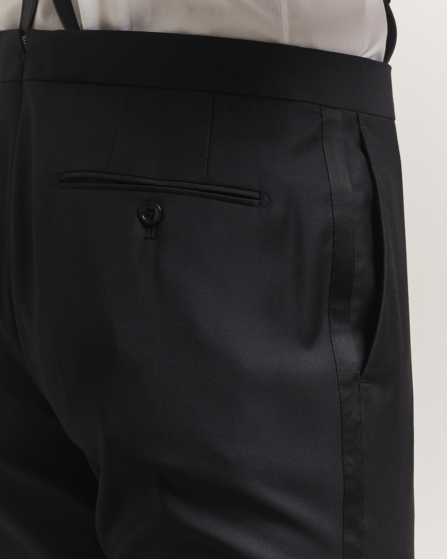 Herr | Byxor | Morris | Loro Piana Tuxedo Trousers Black