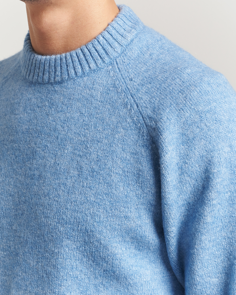 Herr | Tröjor | LES DEUX | Gilbert Crew Neck Knit Allure Blue
