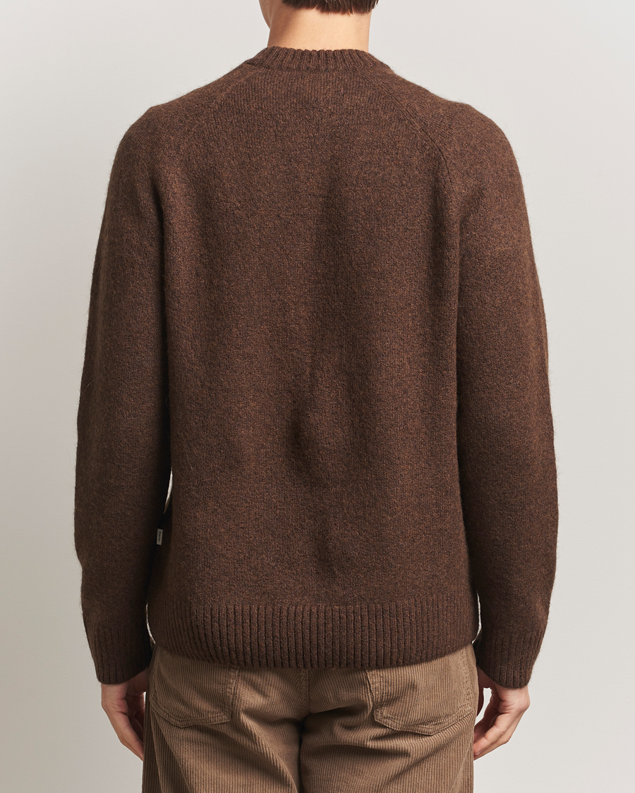 Herr | Tröjor | LES DEUX | Gilbert Crew Neck Knit Slate Brown