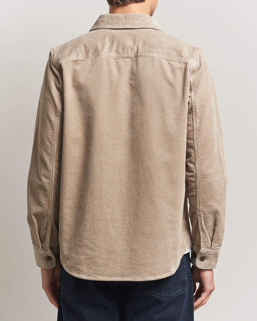 Herr | Skjortor | LES DEUX | Kody Corduroy Overshirt Light Sand