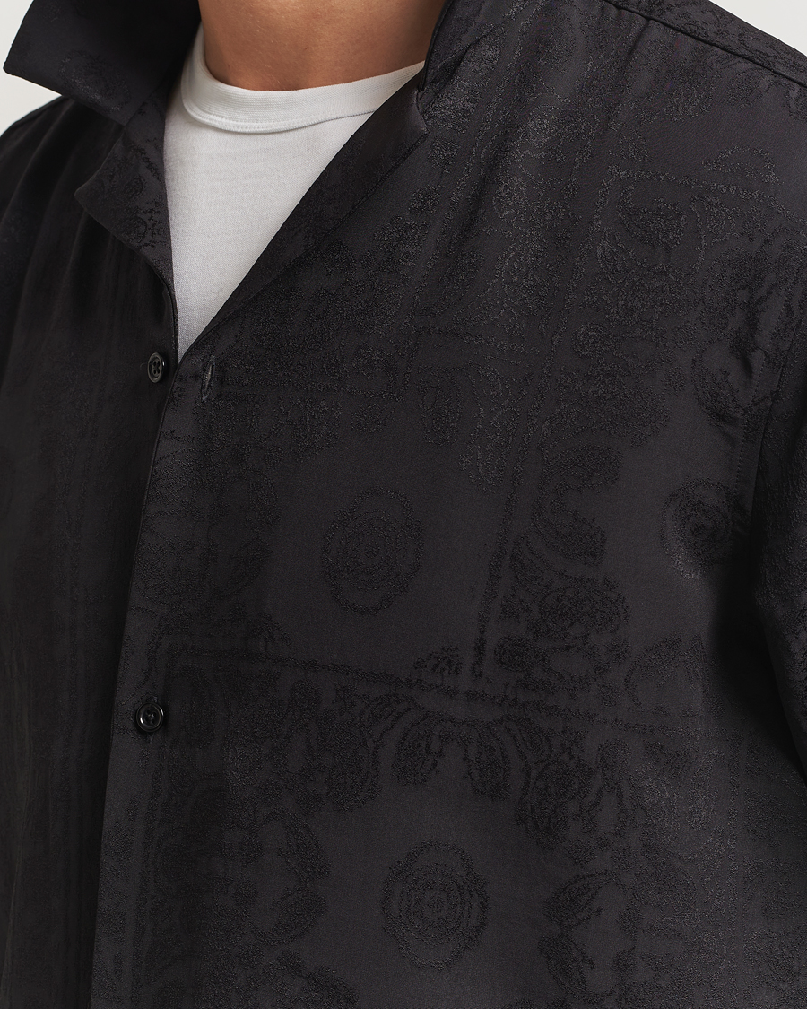 Herr | Skjortor | LES DEUX | Jasper Jaquard Shirt Black