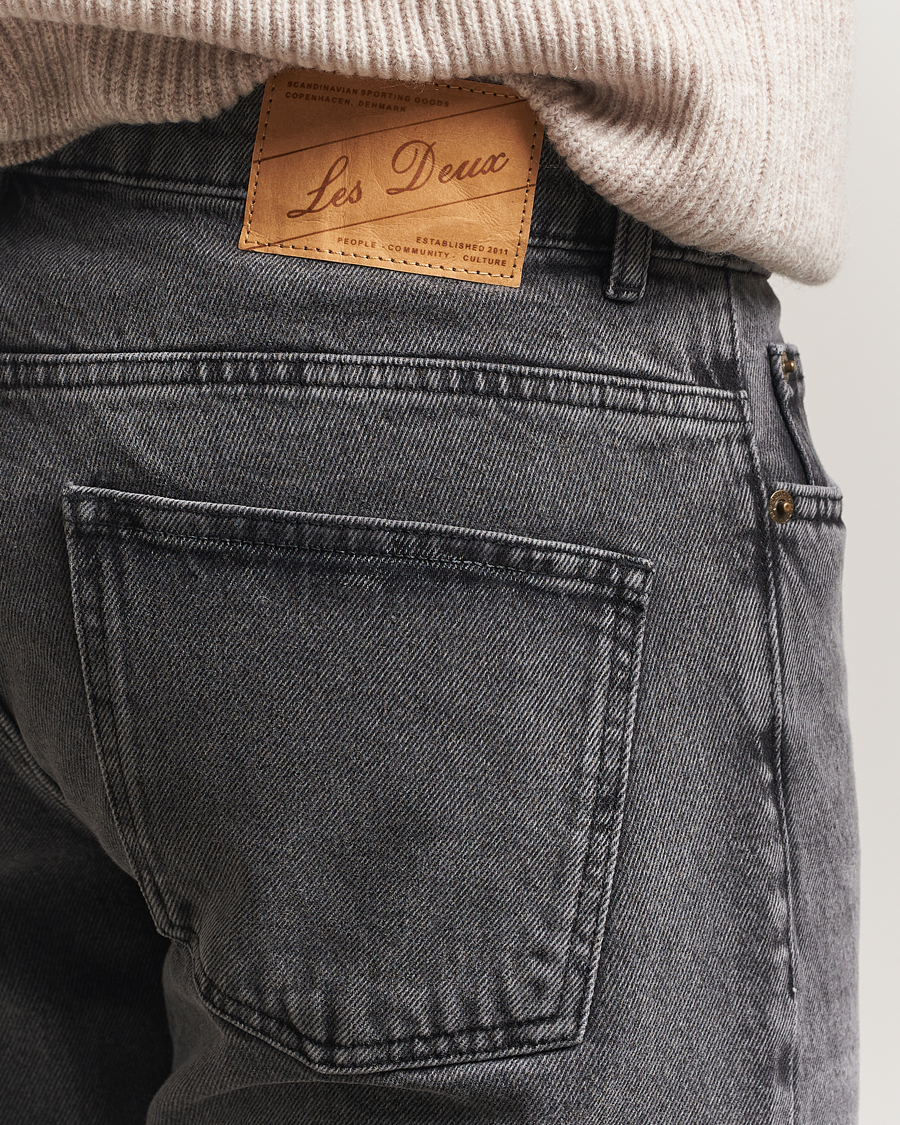Herr | Byxor | LES DEUX | Ricky Washed Jeans Grey