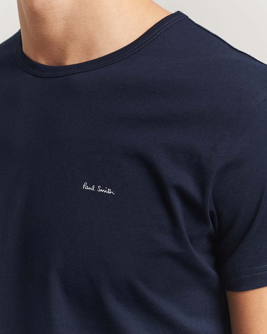 Herr | T-Shirts | Paul Smith | 3-Pack Crew Neck T-Shirt White/Black/Light Blue