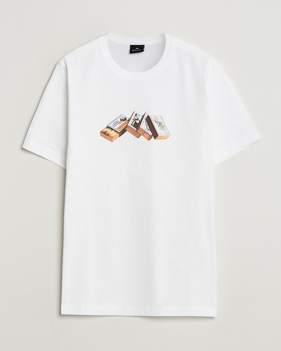 Herr | T-Shirts | PS Paul Smith | Matchboxes Printed T-Shirt White