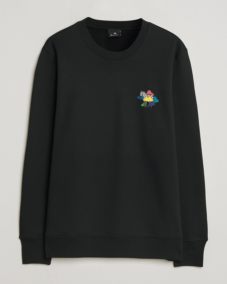 Herr | Tröjor | PS Paul Smith | Cloud Zebra Printed Sweatshirt Black