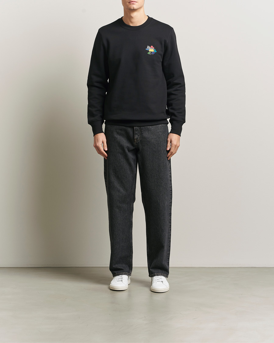 Herr | Tröjor | PS Paul Smith | Cloud Zebra Printed Sweatshirt Black