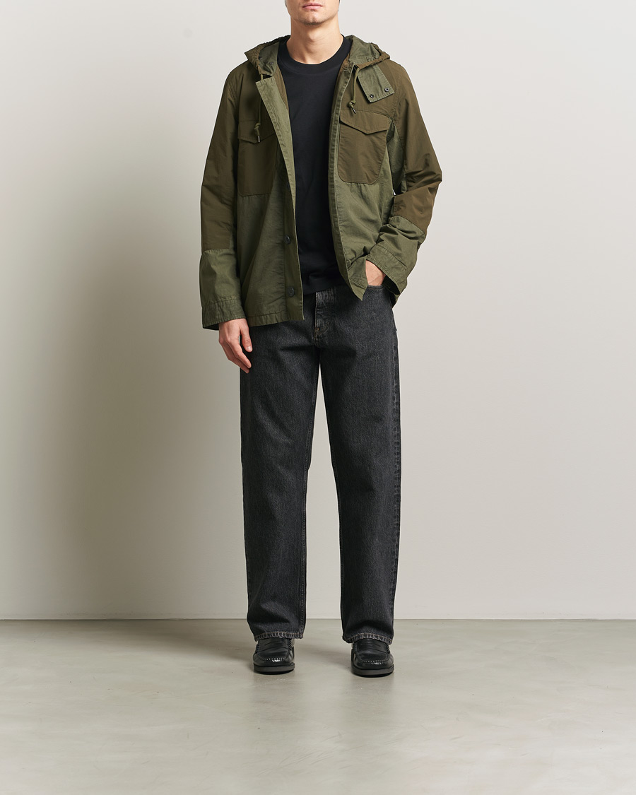 Herr | Jackor | PS Paul Smith | Cotton Ripstop Hooded Jacket Dark Green