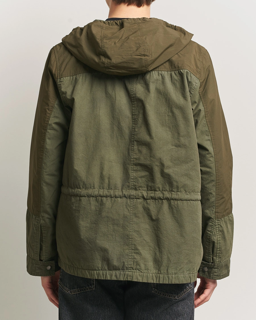 Herr | Jackor | PS Paul Smith | Cotton Ripstop Hooded Jacket Dark Green