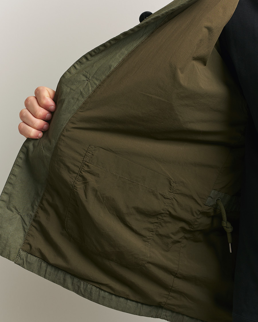 Herr | Jackor | PS Paul Smith | Cotton Ripstop Hooded Jacket Dark Green
