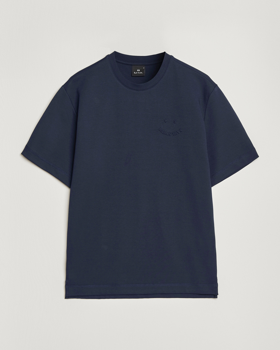Herr | T-Shirts | PS Paul Smith | Casual Fit Happy T-Shirt Navy