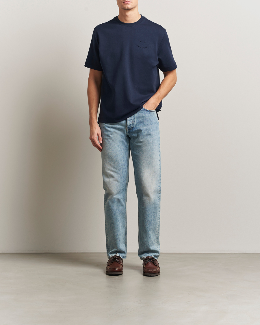 Herr | T-Shirts | PS Paul Smith | Casual Fit Happy T-Shirt Navy