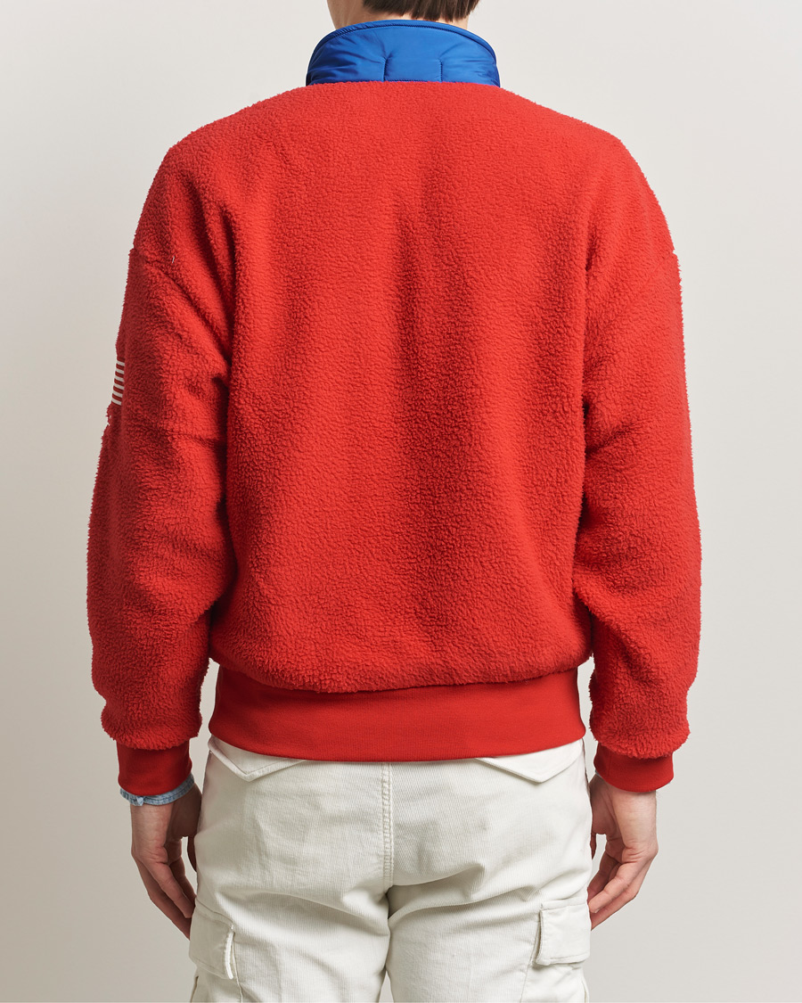 Herr | Tröjor | Polo Ralph Lauren | Polar Half Zip USA Fleece RL 2000 Red