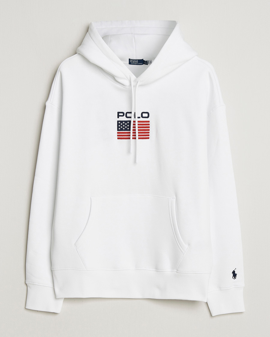 Herr | Tröjor | Polo Ralph Lauren | USA Hoodie White