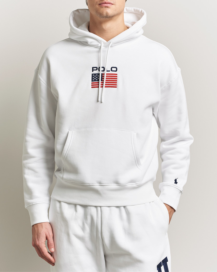 Herr | Tröjor | Polo Ralph Lauren | USA Hoodie White