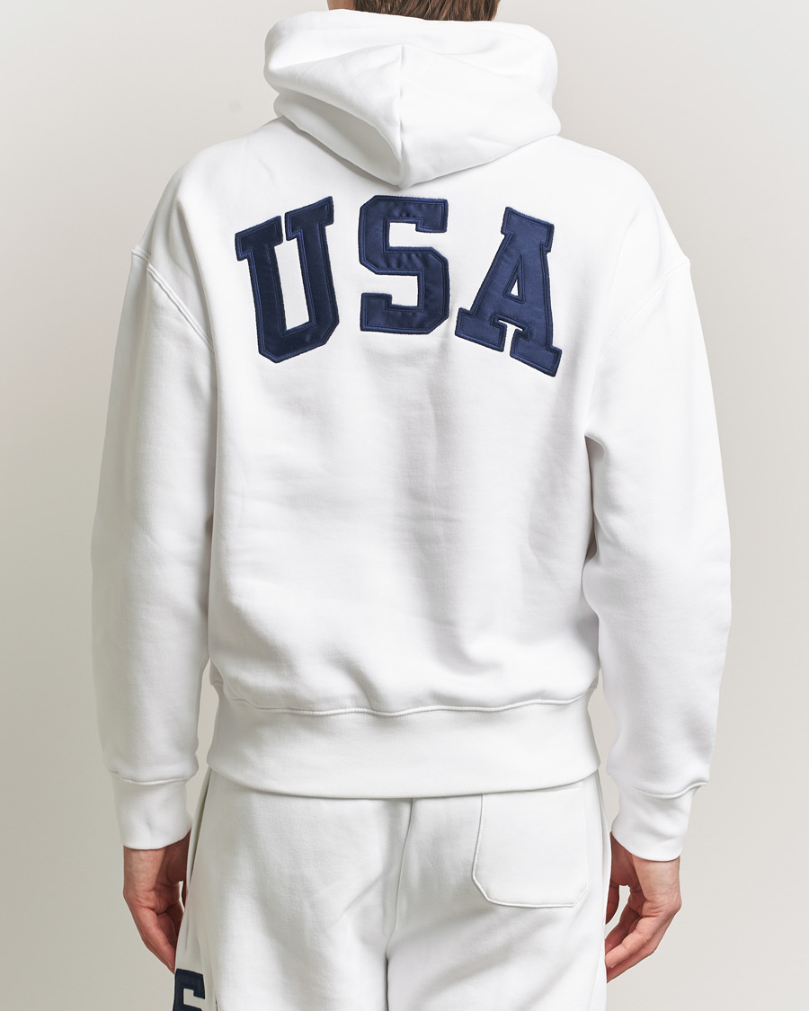 Herr | Tröjor | Polo Ralph Lauren | USA Hoodie White