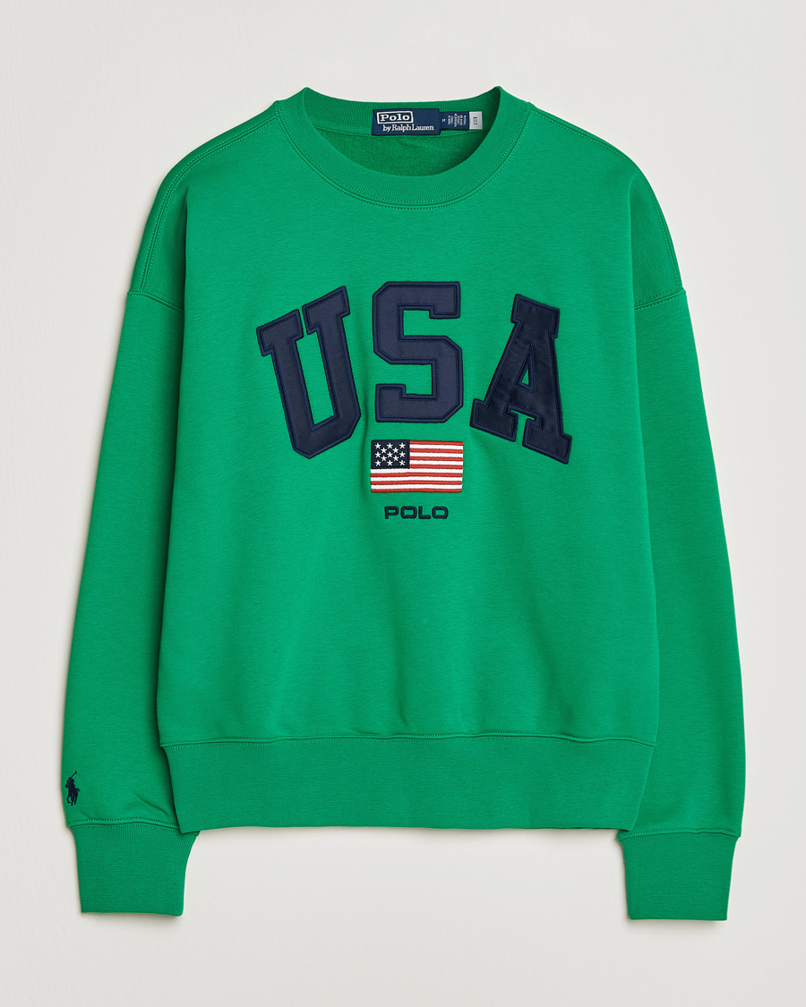 Herr | Tröjor | Polo Ralph Lauren | USA Sweatshirt Billiard Green