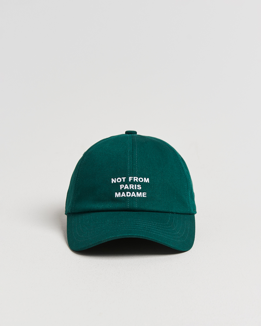 Herr | Hattar & kepsar | Drôle de Monsieur | Slogan Baseball Cap Dark Green