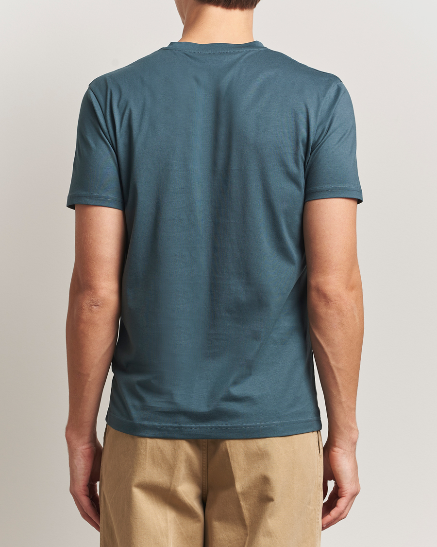 Herr | T-Shirts | Sunspel | Riviera Midweight T-Shirt Dark Petrol