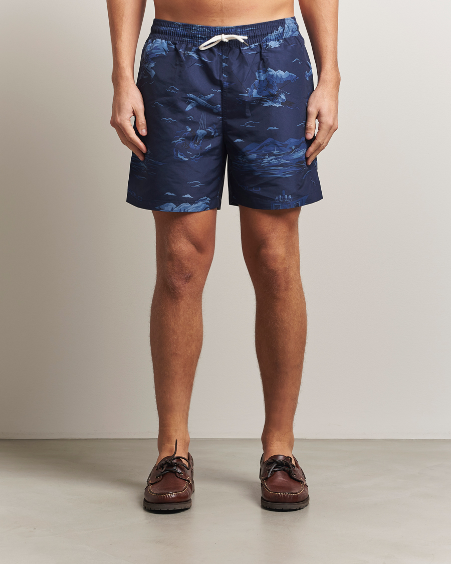 Herr | Badbyxor | Polo Ralph Lauren | Traveler Printed Mid Trunk Spy Bear