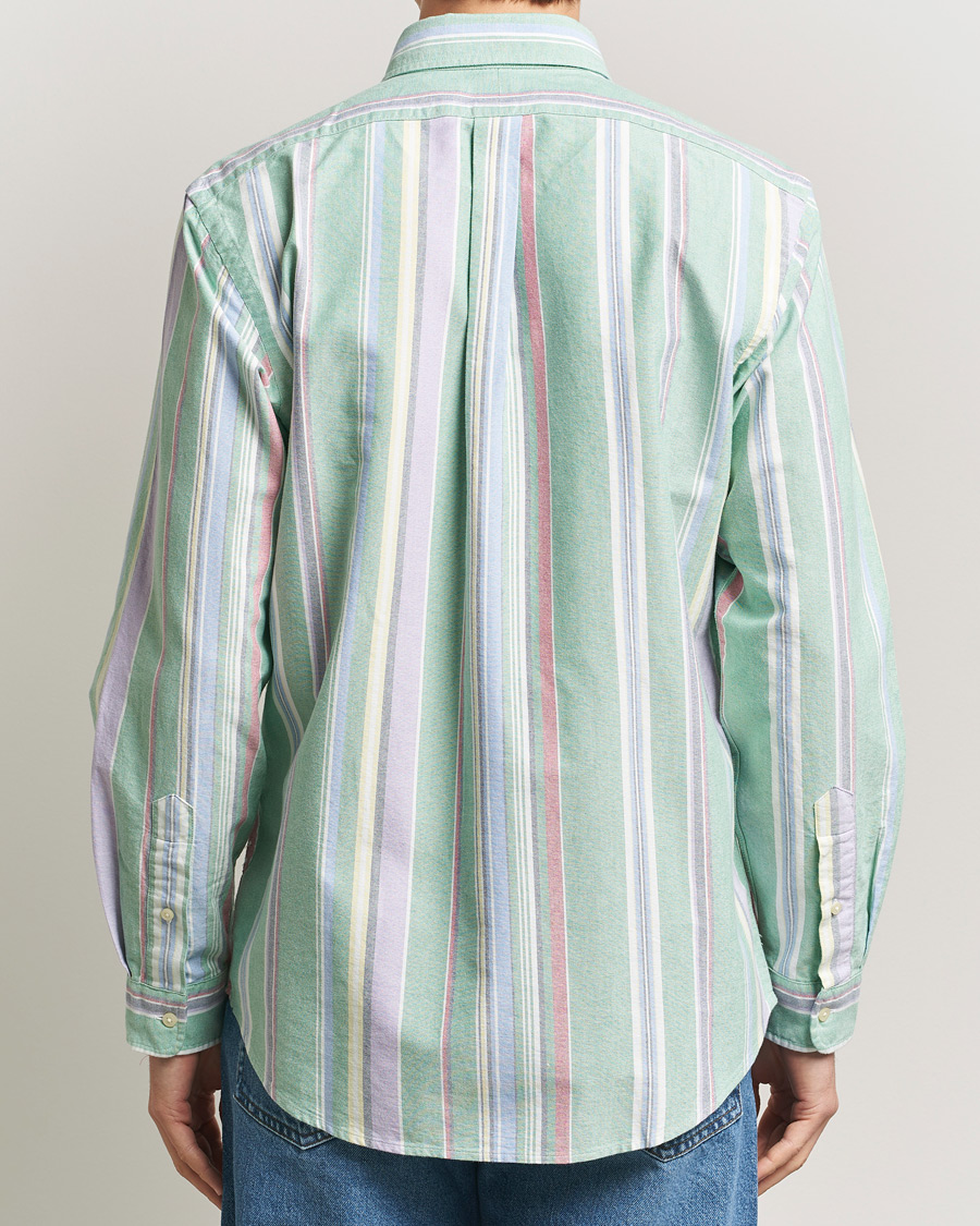 Herr | Skjortor | Polo Ralph Lauren | Custom Fit Oxford Checked Shirt Green/Purple