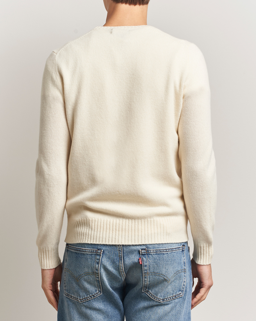 Herr | Kavajer | Polo Ralph Lauren | Wool/Cashmere Crew Neck Andover Cream