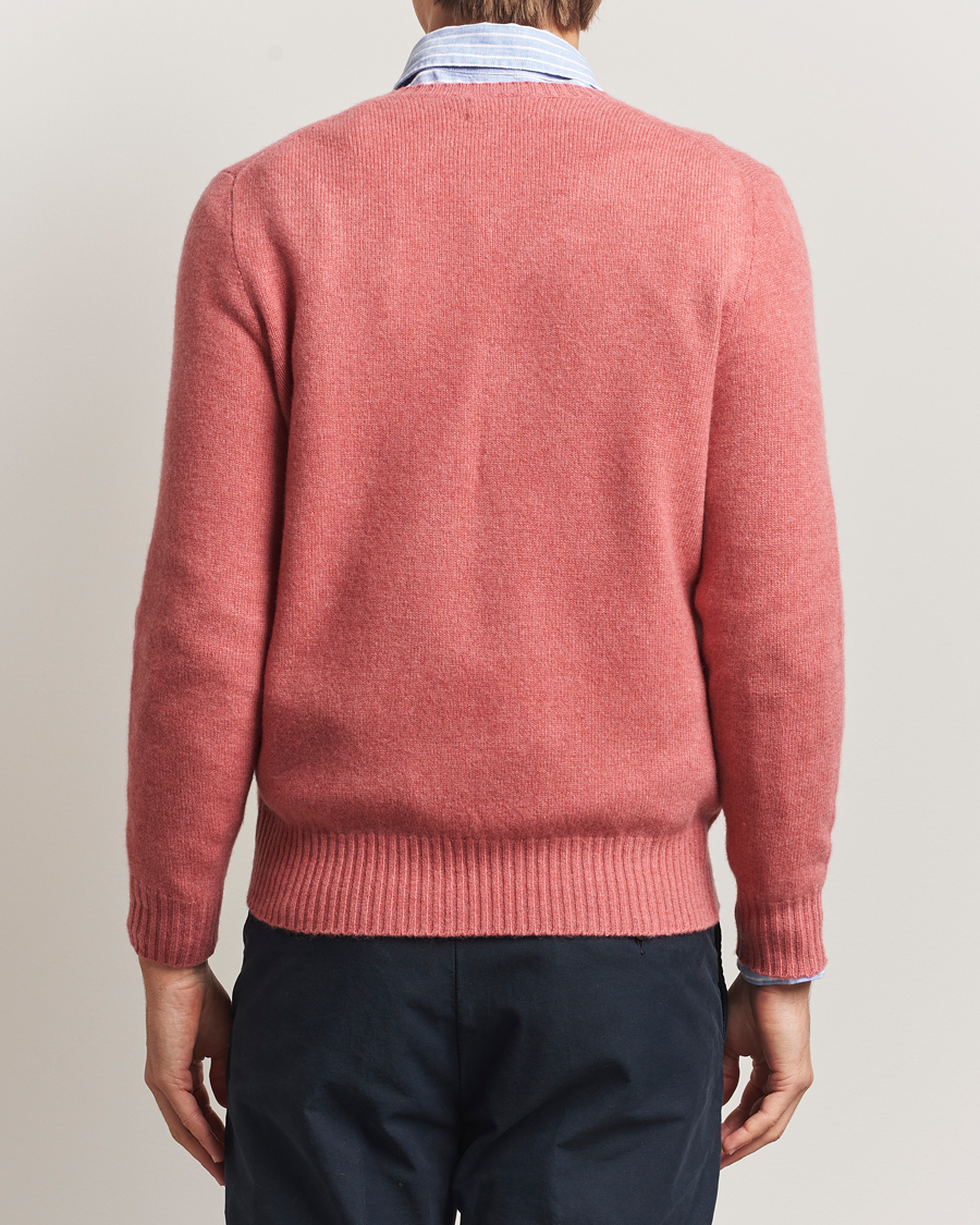 Herr | Tröjor | Polo Ralph Lauren | Wool/Cashmere Crew Neck Strawberry Gelato