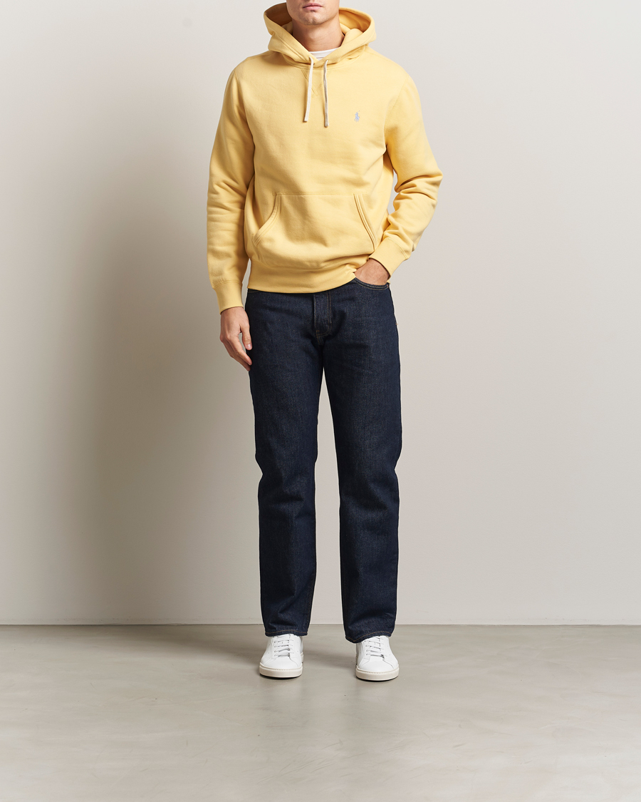 Herr | Pikéer | Polo Ralph Lauren | RL Fleece Hoodie Corn Yellow