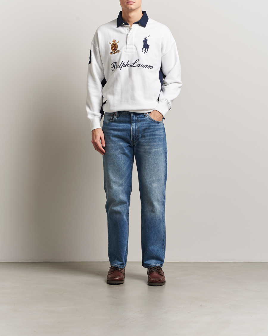 Herr | Tröjor | Polo Ralph Lauren | Big Pony Rugby Sweater White