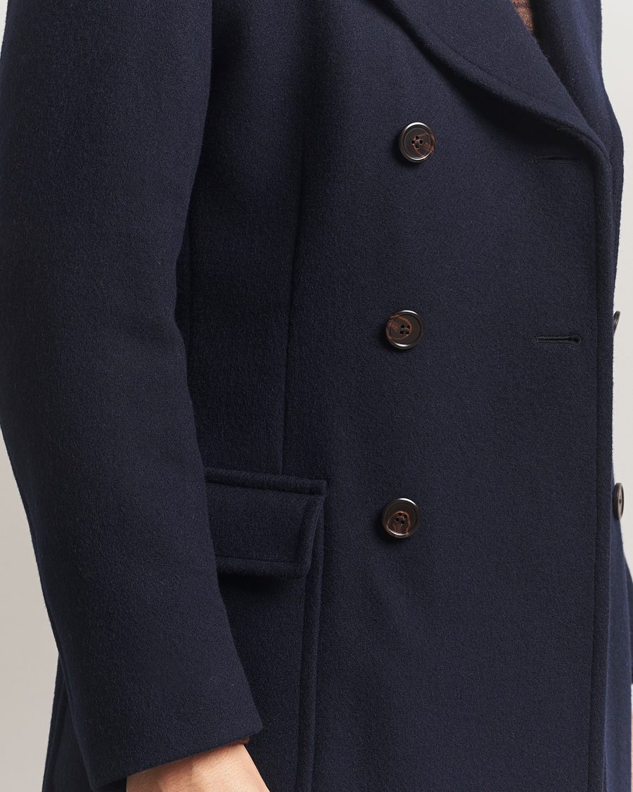 Herr | Jackor | Polo Ralph Lauren | Double Breasted Top Wool Coat Navy