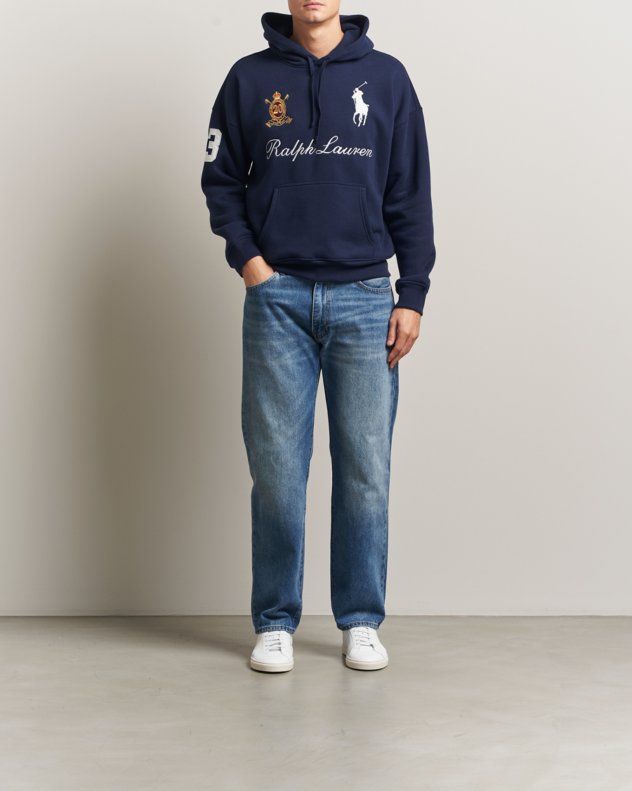 Herr | Tröjor | Polo Ralph Lauren | Big Pony Hoodie Cruise Navy