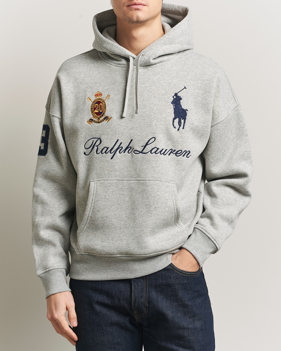 Herr | Tröjor | Polo Ralph Lauren | Big Pony Hoodie Andover Heather