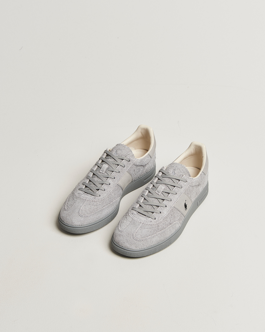 Herr | Tröjor | Polo Ralph Lauren | Bedford Suede Sneaker Soft Grey