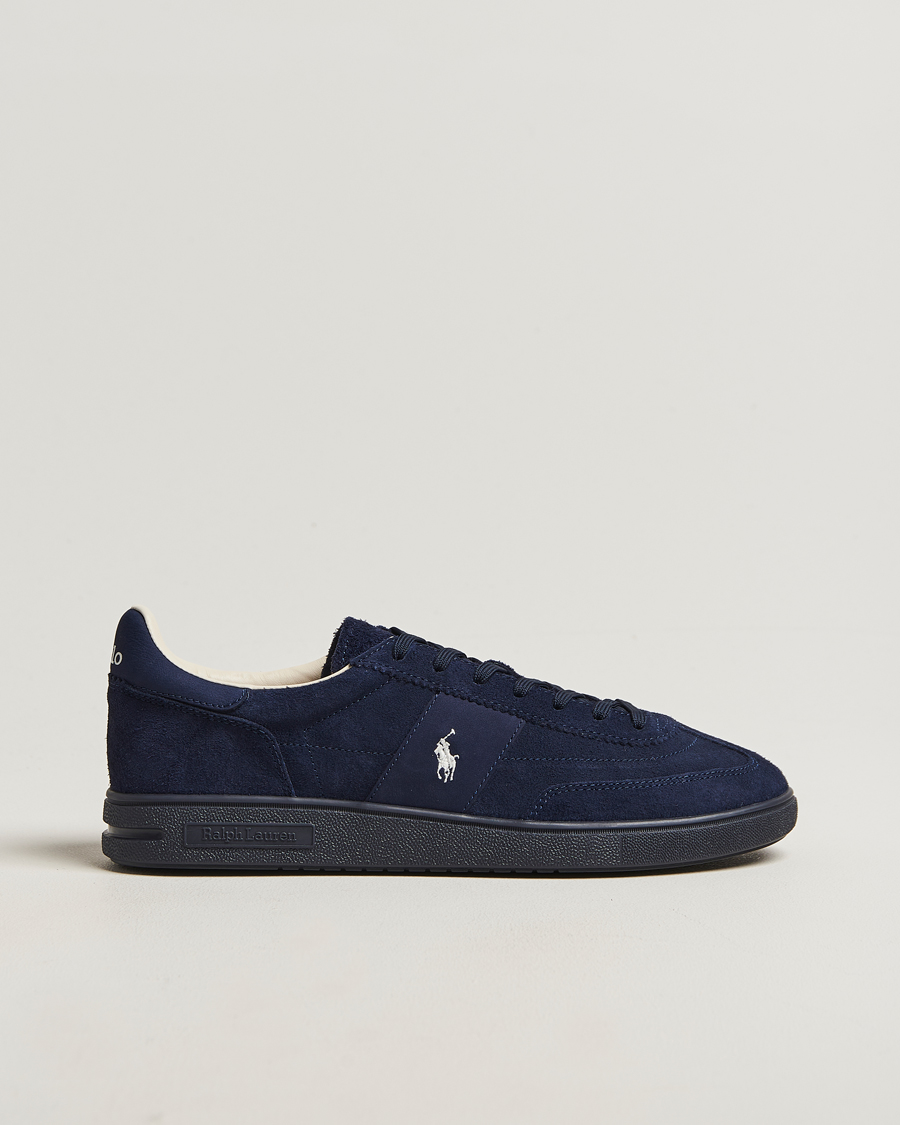 Herr | Tröjor | Polo Ralph Lauren | Bedford Suede Sneaker Tonal Navy