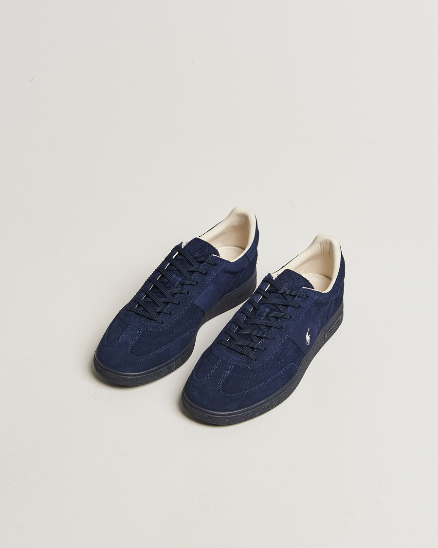 Herr | Tröjor | Polo Ralph Lauren | Bedford Suede Sneaker Tonal Navy