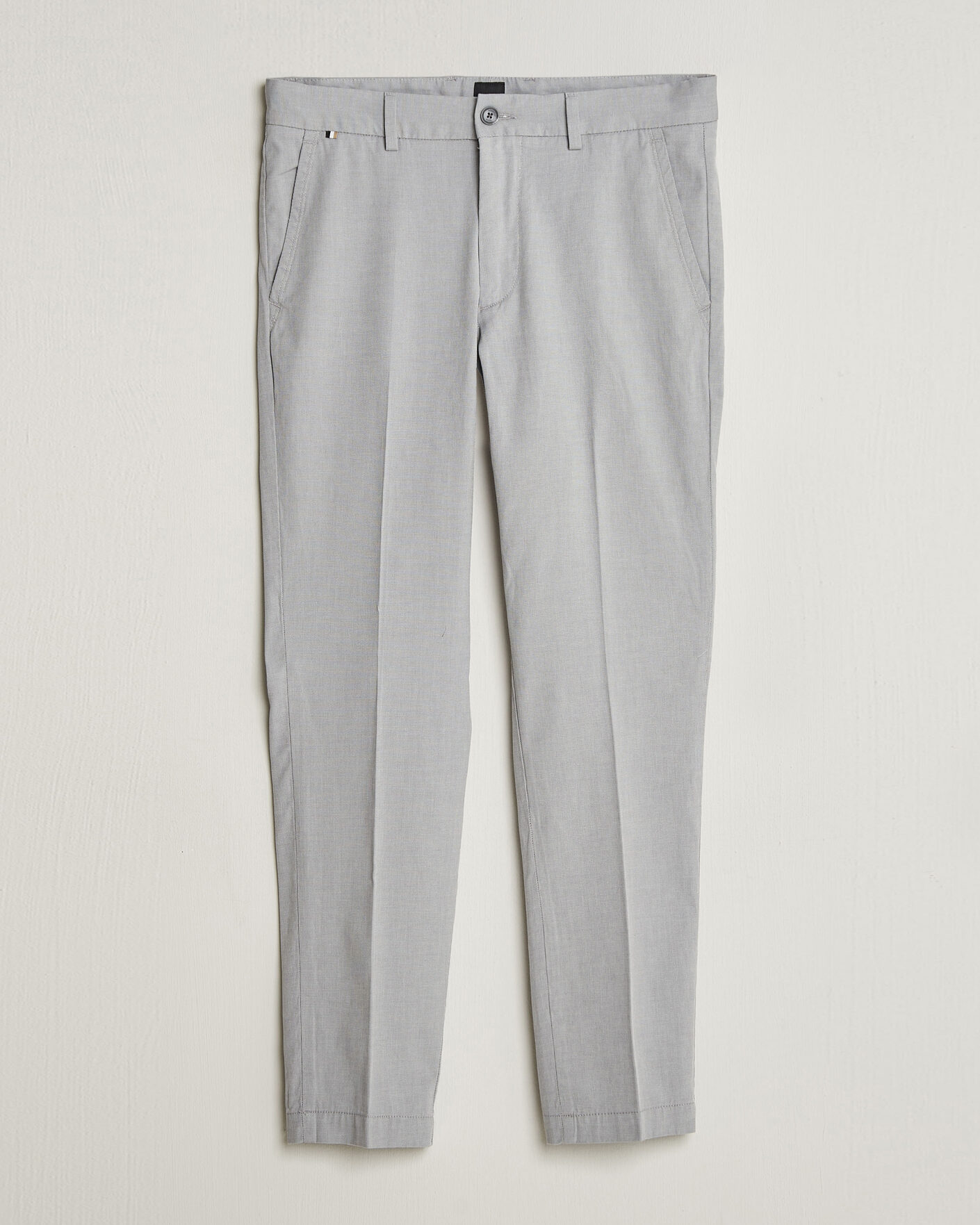 Herr | Byxor | BOSS BLACK | Kaiton Structured Chinos Silver