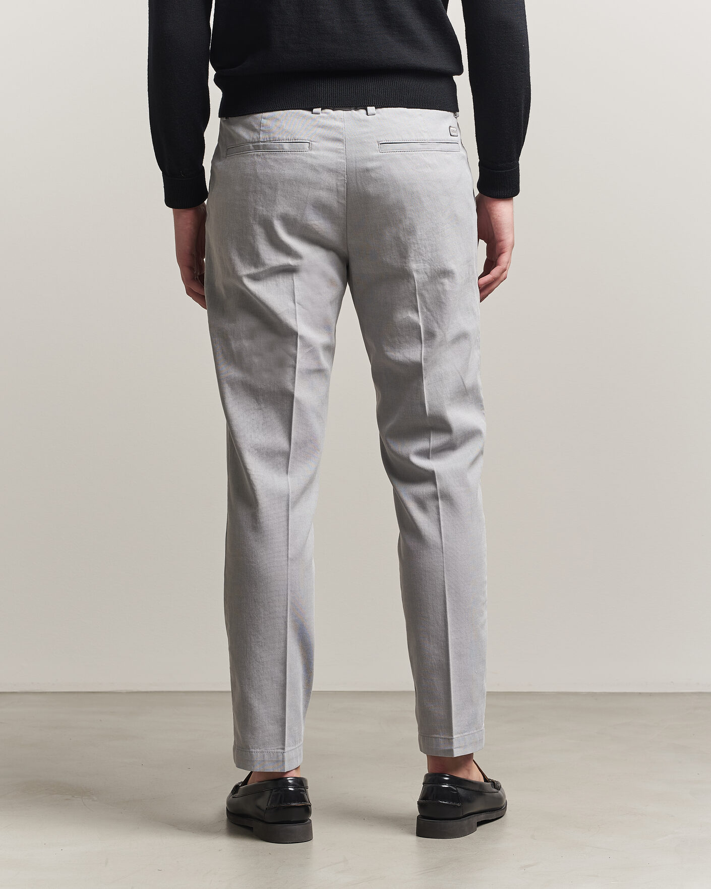 Herr | Byxor | BOSS BLACK | Kaiton Structured Chinos Silver