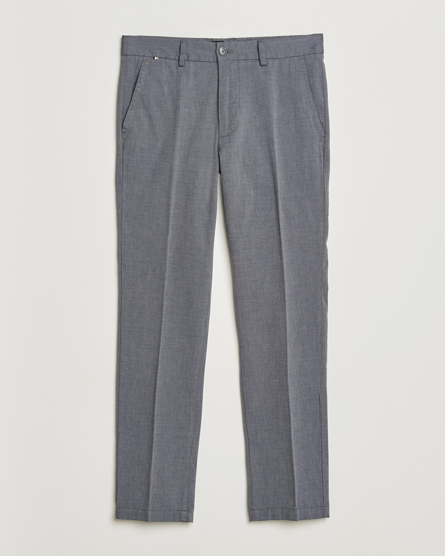 Herr | Byxor | BOSS BLACK | Kaiton Structured Chinos Dark Blue