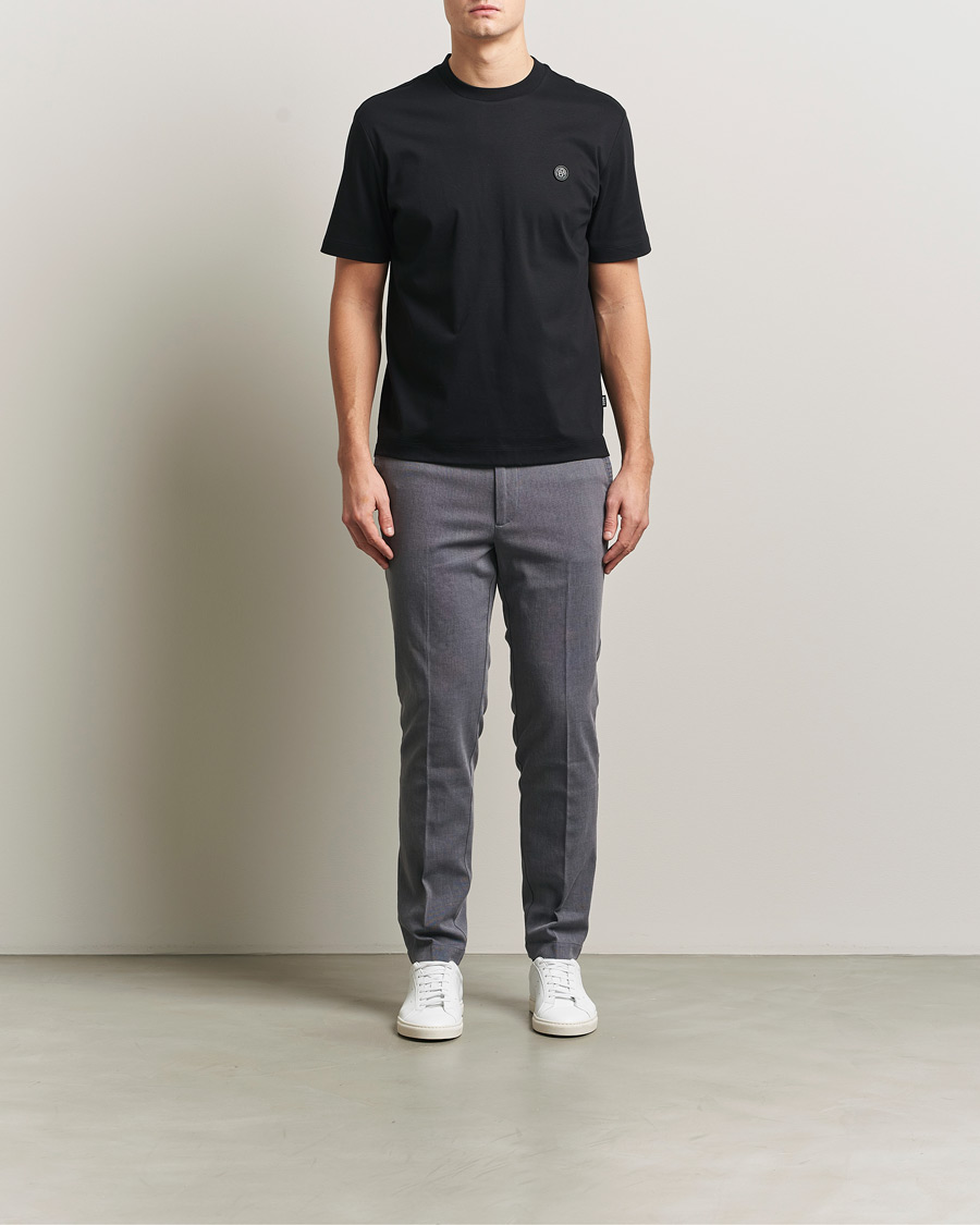 Herr | Byxor | BOSS BLACK | Kaiton Structured Chinos Dark Blue