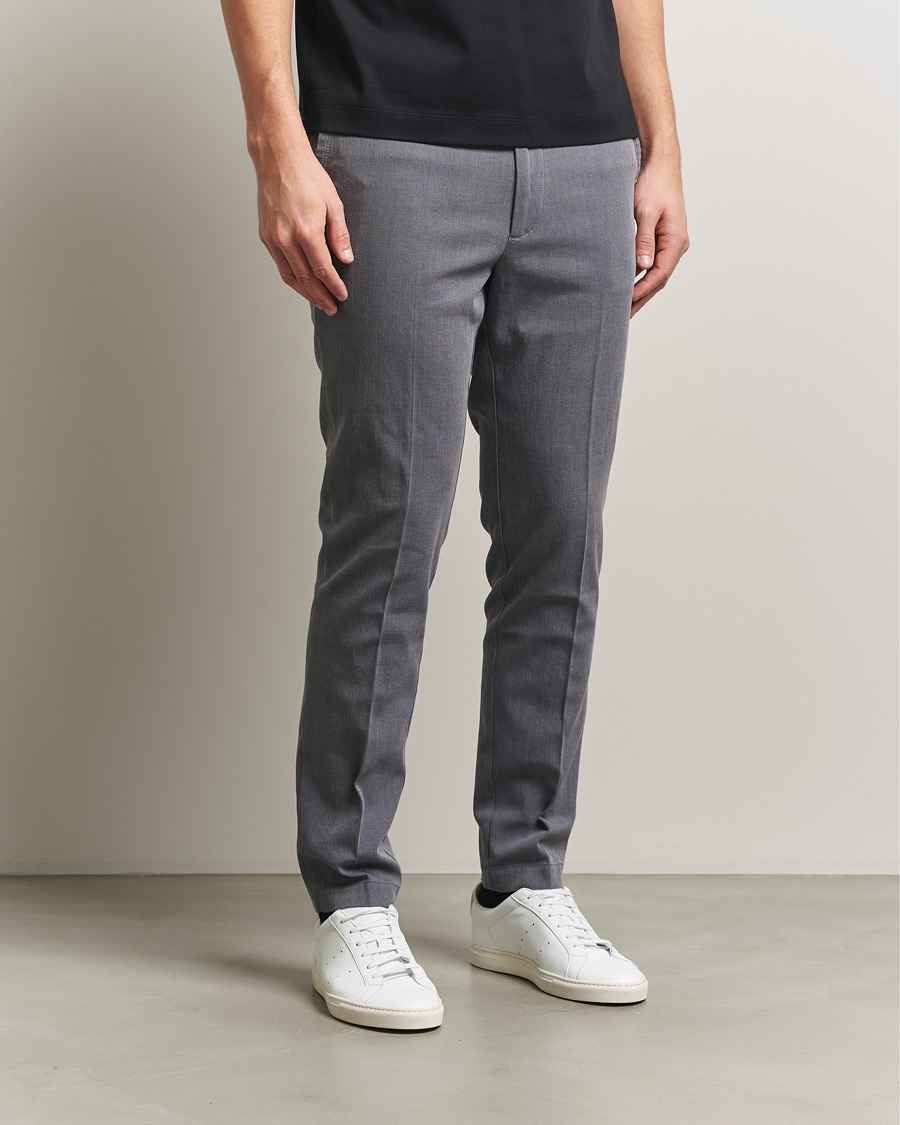 Herr | Byxor | BOSS BLACK | Kaiton Structured Chinos Dark Blue