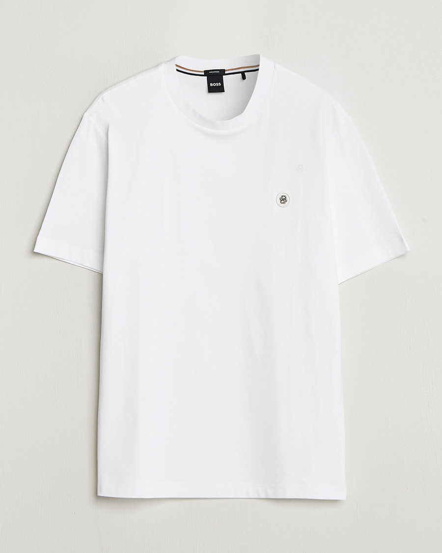Herr | T-Shirts | BOSS BLACK | Taut Regular Fit T-Shirt White