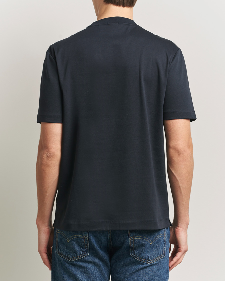 Herr | T-Shirts | BOSS BLACK | Taut Regular Fit T-Shirt Dark Blue