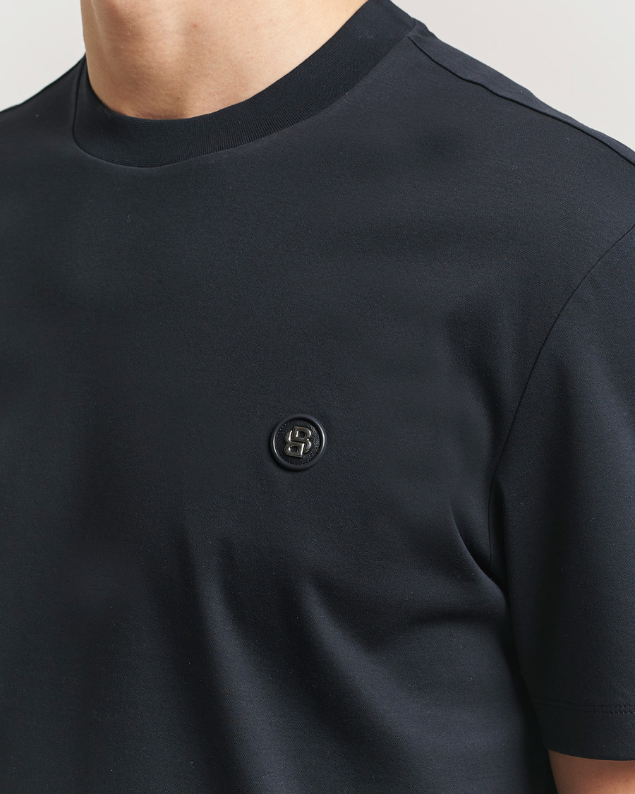 Herr | T-Shirts | BOSS BLACK | Taut Regular Fit T-Shirt Dark Blue