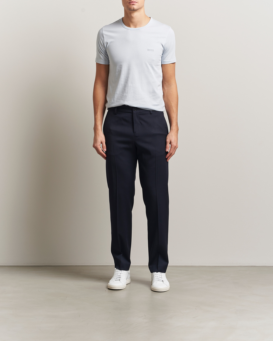 Herr | T-Shirts | BOSS BLACK | 3-Pack Crew Neck T-Shirt Green/Blue/Navy